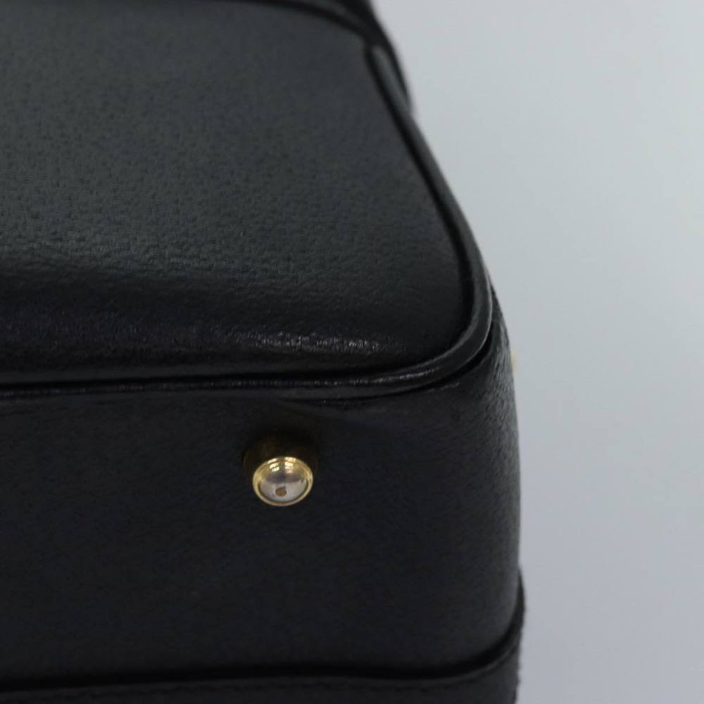 GUCCI Bamboo Vanity Hand Bag Leather 2way Black 013 2122 2491 Auth ar12149 - Picture 16 of 16